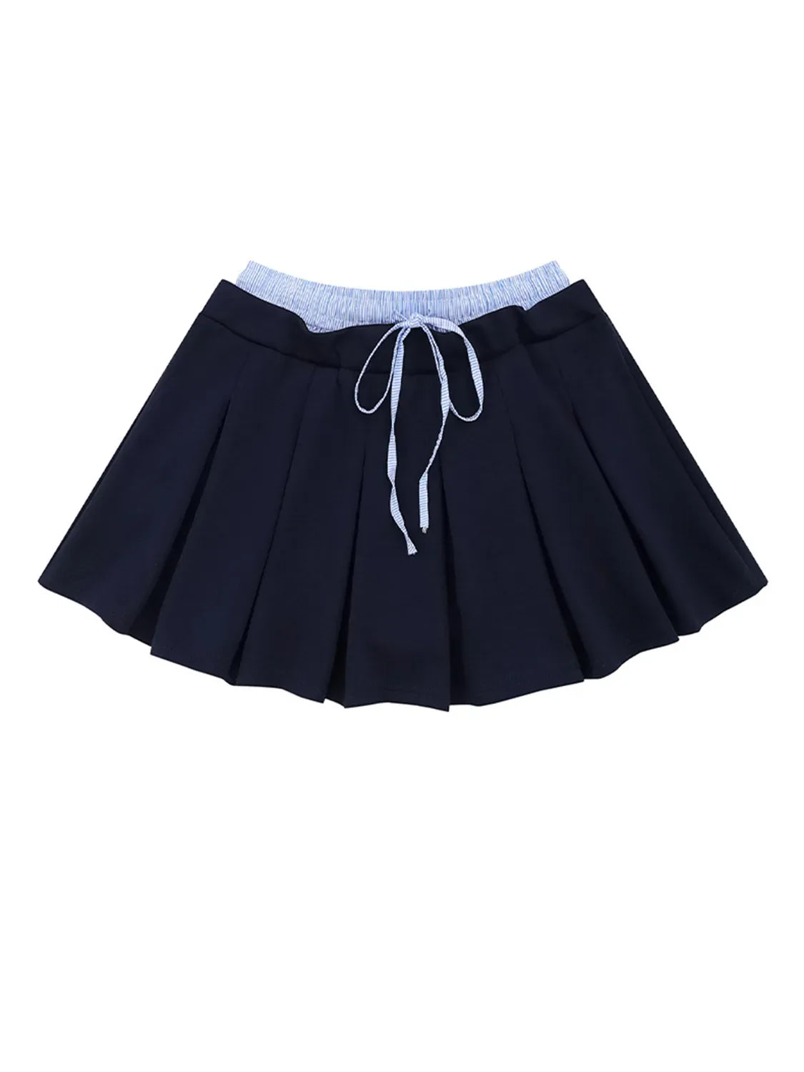 Drawstring Pleated Mini Skirt – Nickgives
